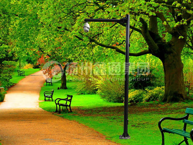 DJG-026，電子監(jiān)控桿，公園監(jiān)控桿