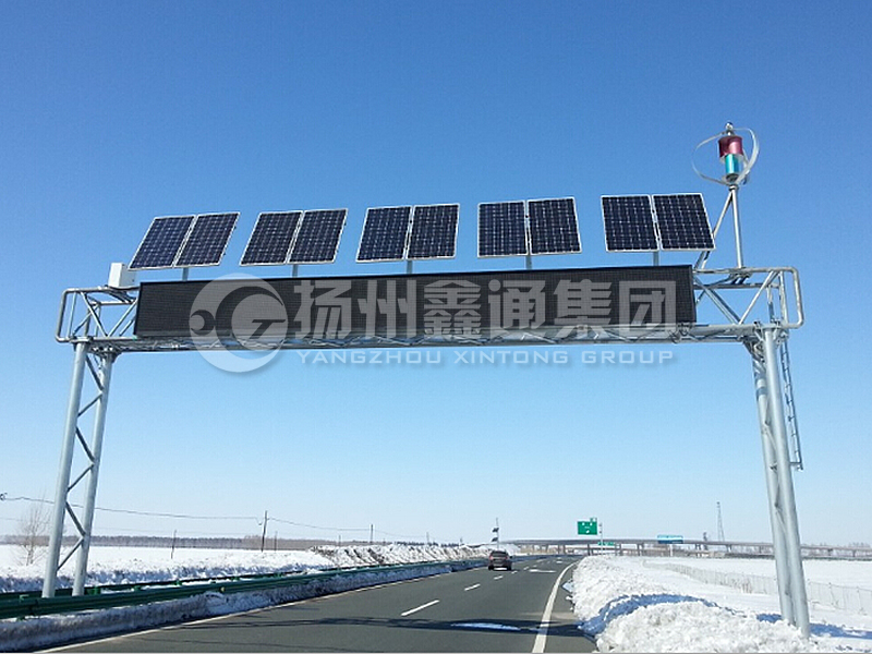 LMJ-012，桁架式情報(bào)板門架，情報(bào)板龍門架