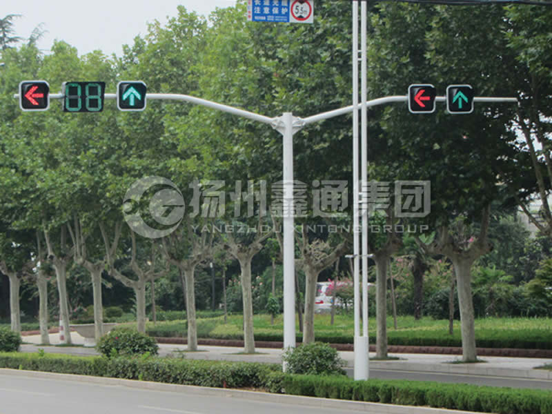 XHDG-041，Y型雙挑信號(hào)燈桿