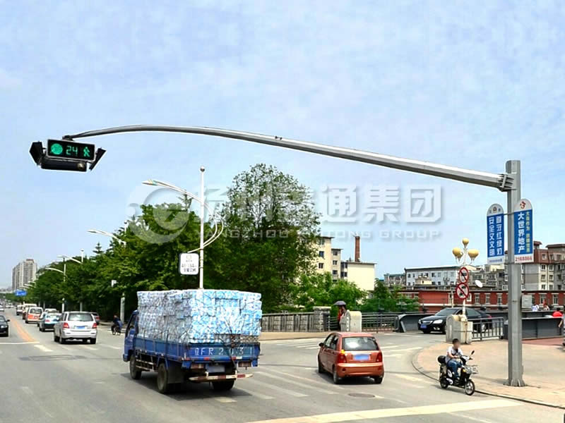 XHDG-048，吊籠式信號燈桿，吉林信號燈桿