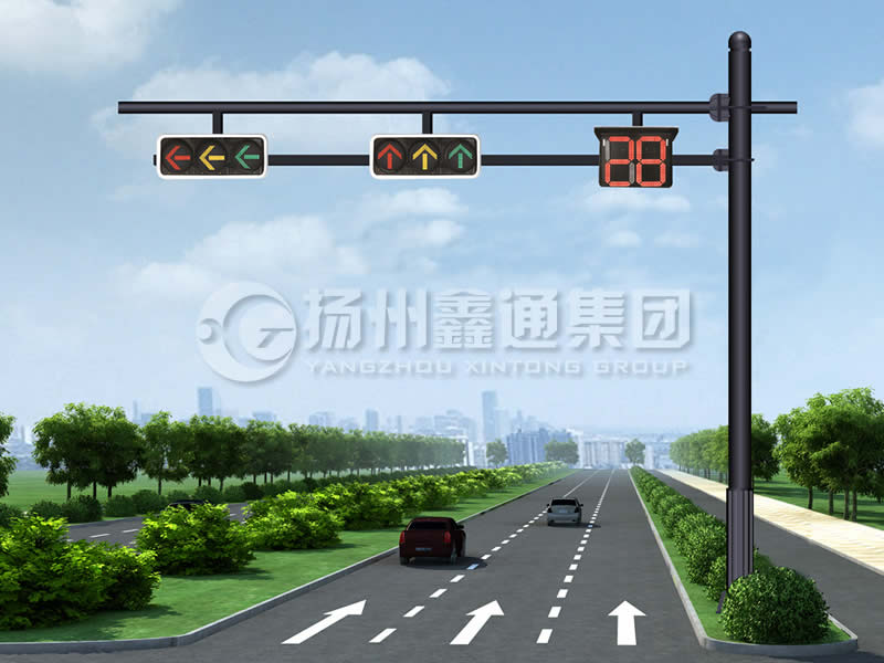 XHDG-061，F(xiàn)型信號燈桿，晉中信號燈桿